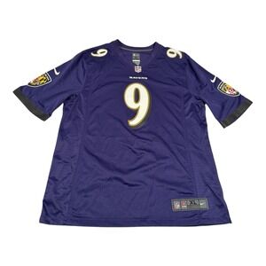 Justin Tucker Baltimore Ravens‎ NFL Home Jersey Men's XL Nike On-Field ECU